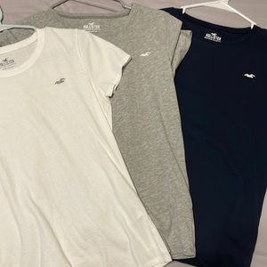 3 Hollister Shirts